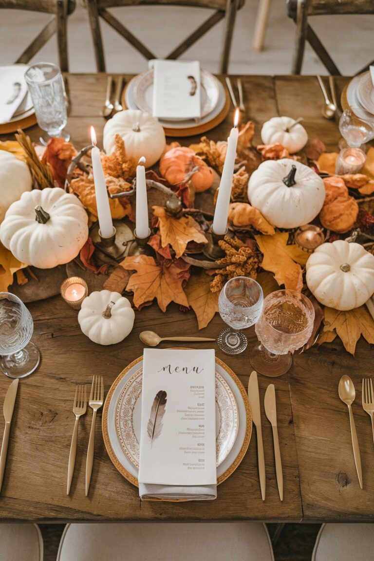 Thanksgiving Table Setting Ideas